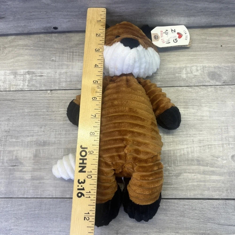 Ganz Ribbles Fox Corduroy Plush Stuffed Animal Toy 12